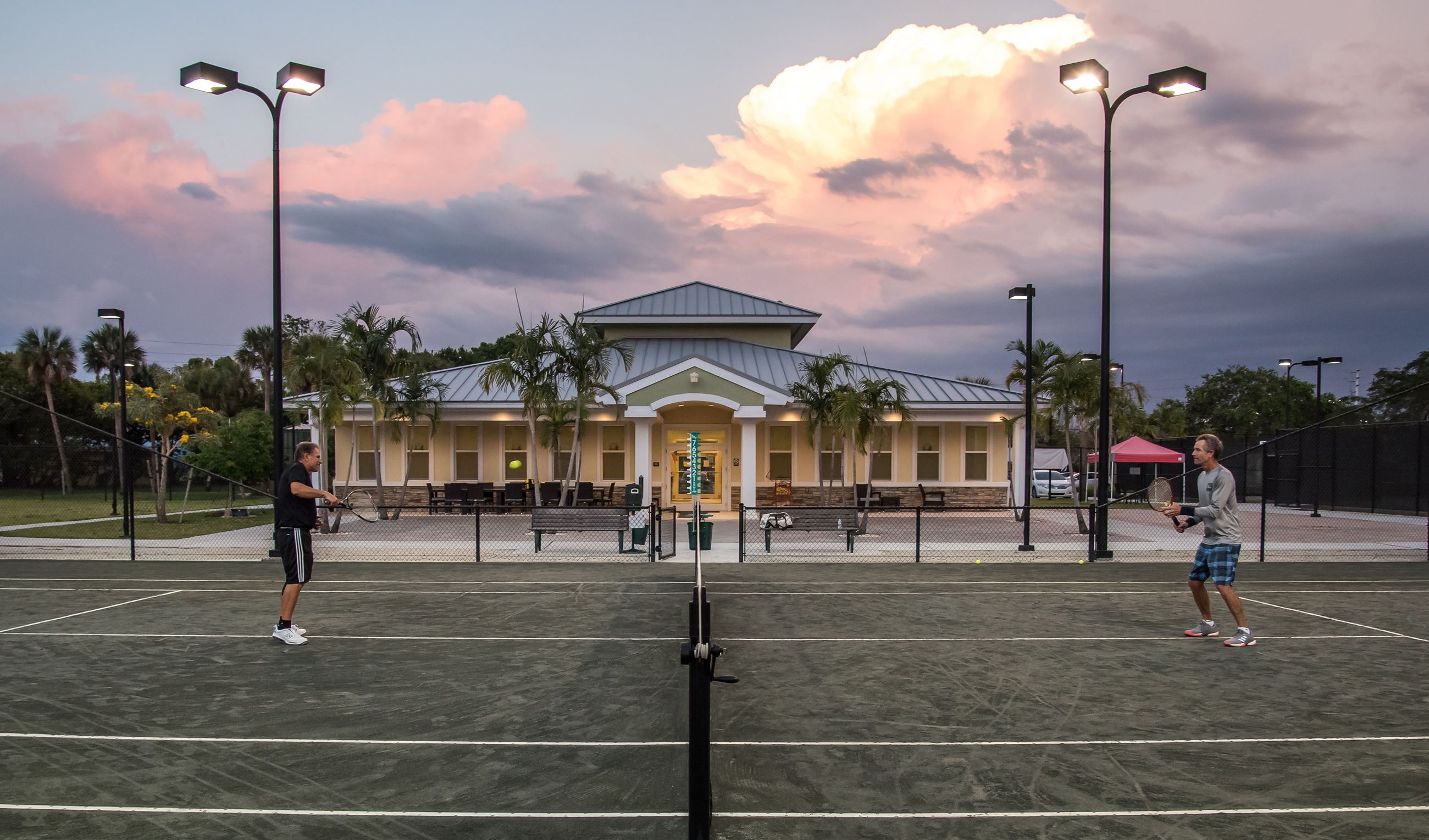 tennis court at John H Quigley Park 