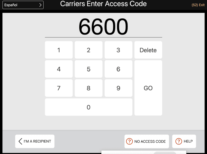 Retired flag instructions carrier code