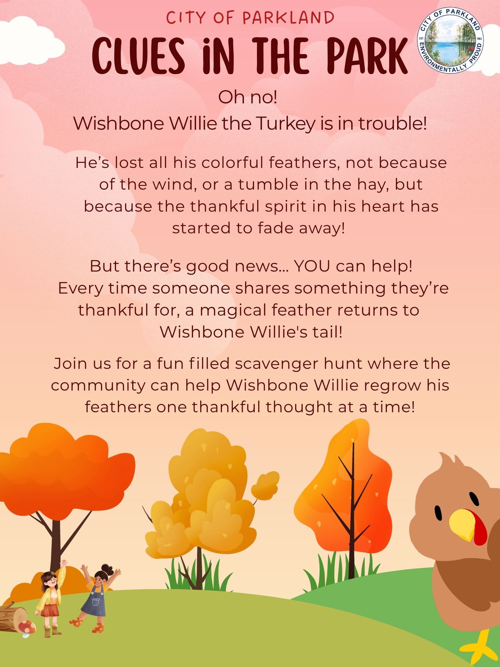 Clues in the Park - November 