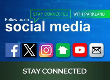 Link to the Stay Connected with Parkland social media webpage